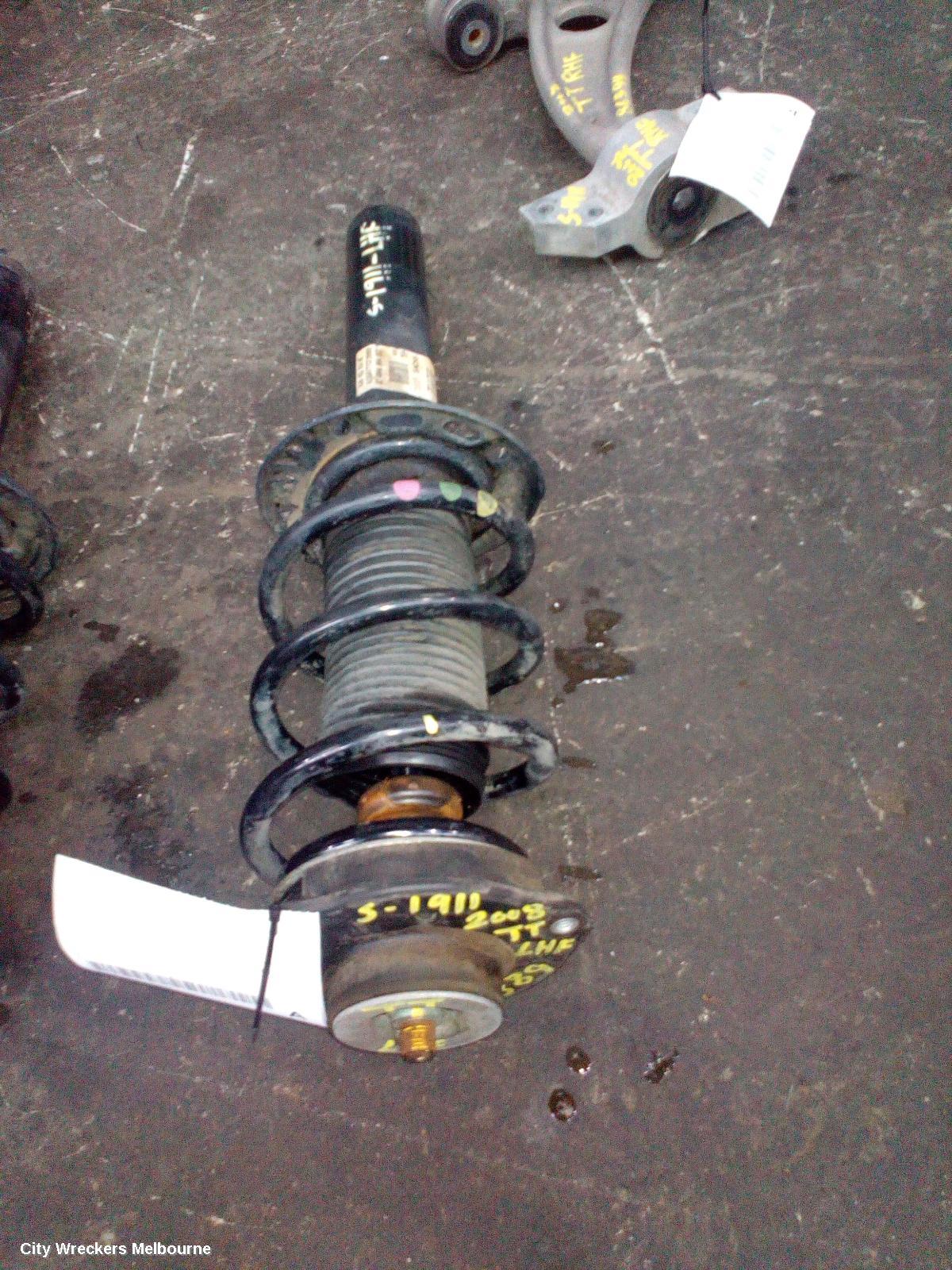 AUDI TT LEFT FRONT STRUT, 8J, 2.0, PETROL, FWD, COUPE/CABRIO, 09/2006 - 12/2014