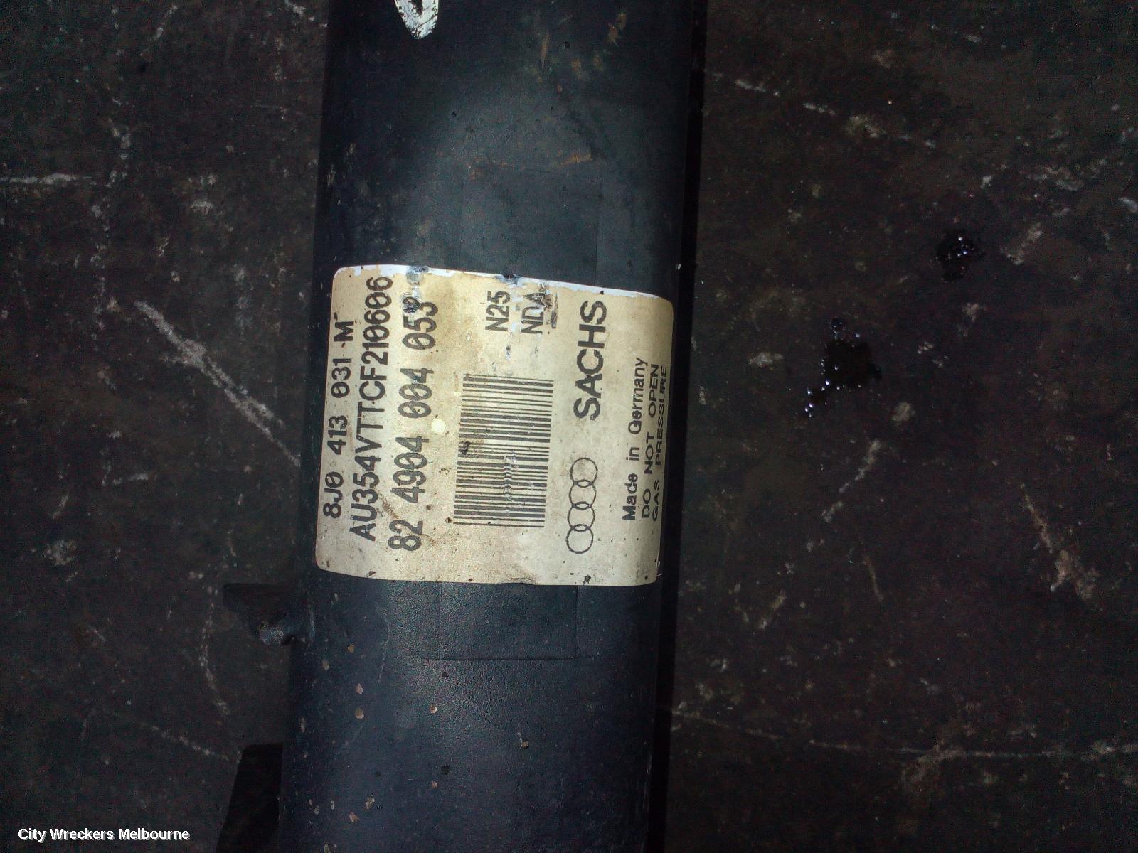 AUDI TT LEFT FRONT STRUT, 8J, 2.0, PETROL, FWD, COUPE/CABRIO, 09/2006 - 12/2014