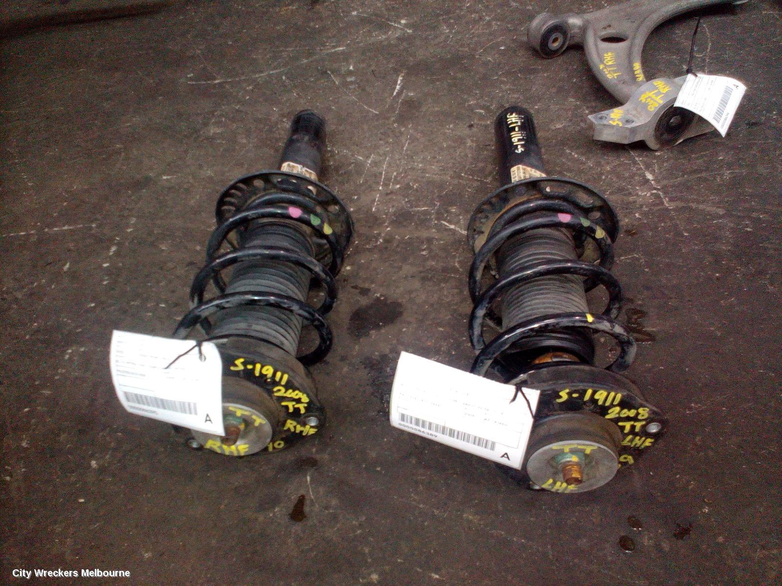 AUDI TT LEFT FRONT STRUT, 8J, 2.0, PETROL, FWD, COUPE/CABRIO, 09/2006 - 12/2014