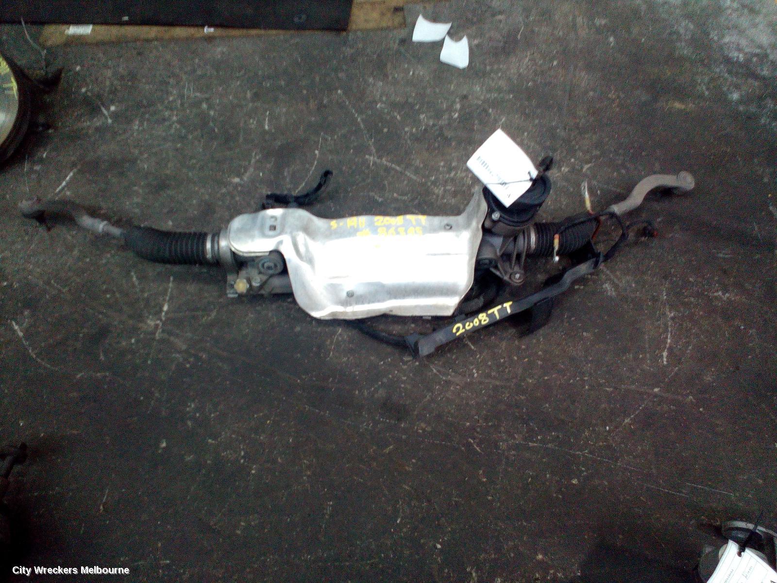 AUDI TT STEERING BOX/RACK, 8J, 09/2006 - 08/2010