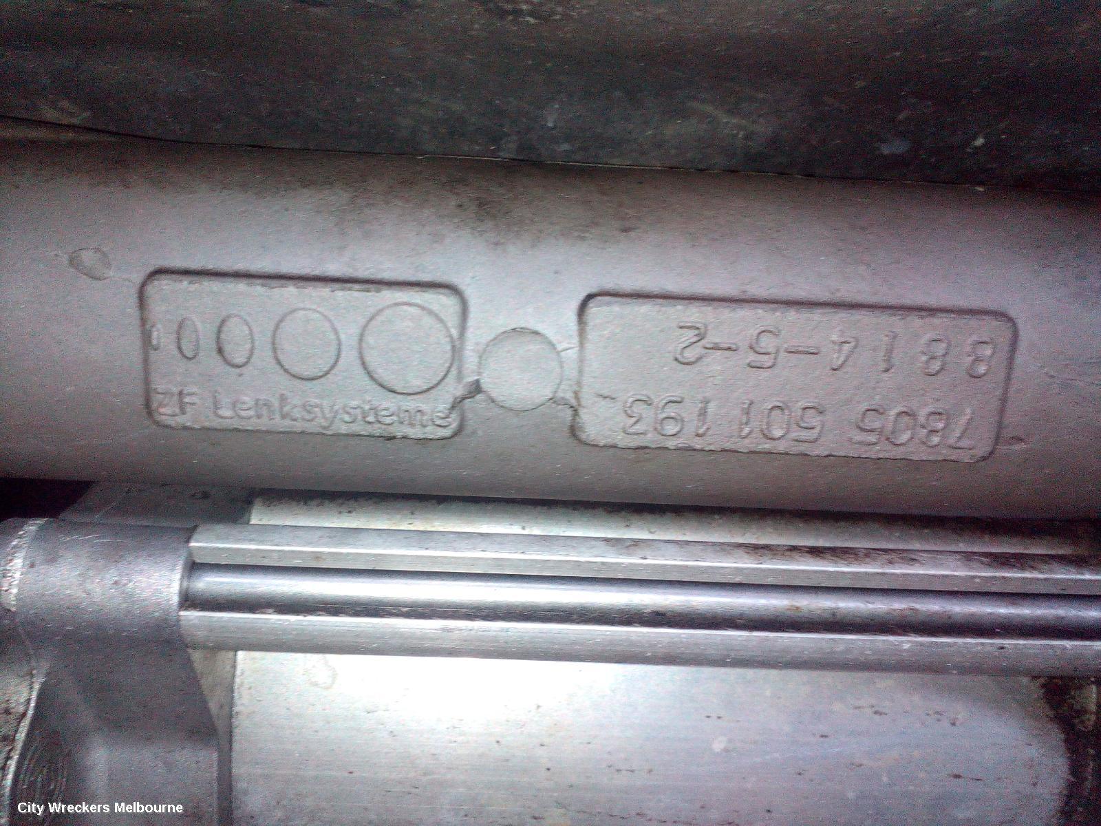 AUDI TT STEERING BOX/RACK, 8J, 09/2006 - 08/2010