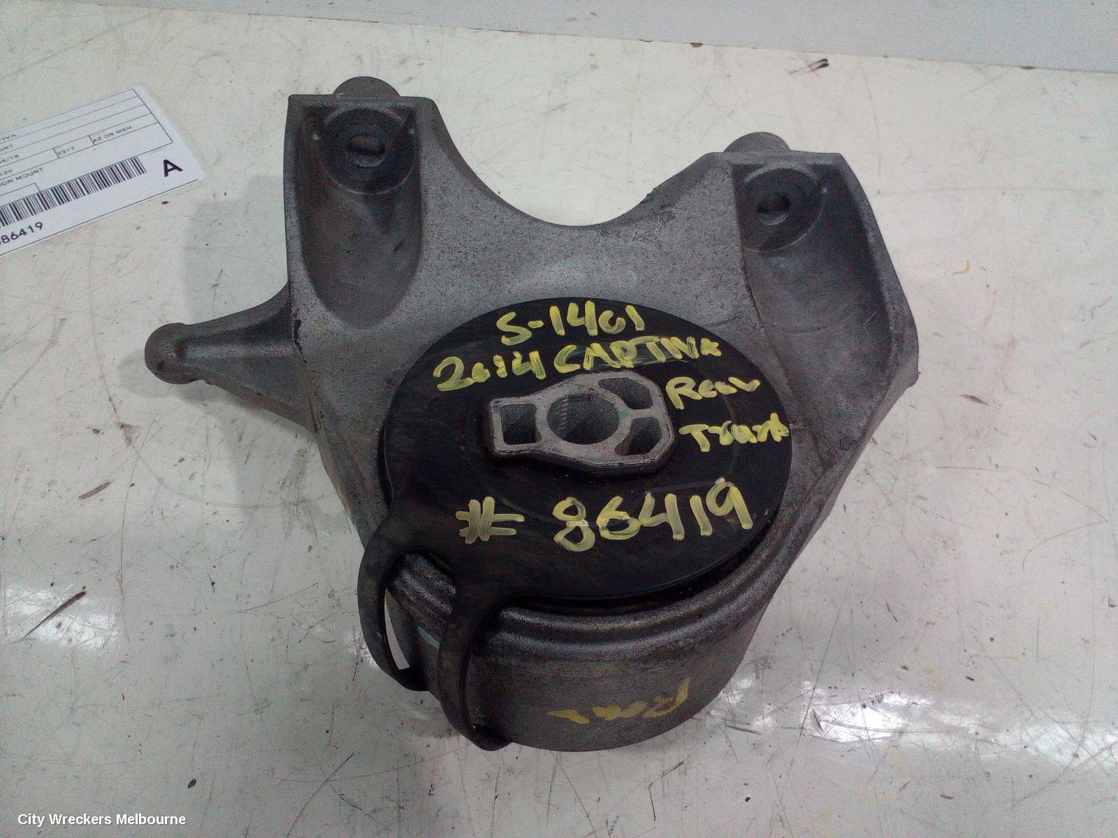 HOLDEN CAPTIVA MOUNT, CG SERIES 2 03/2011 - 06/2018