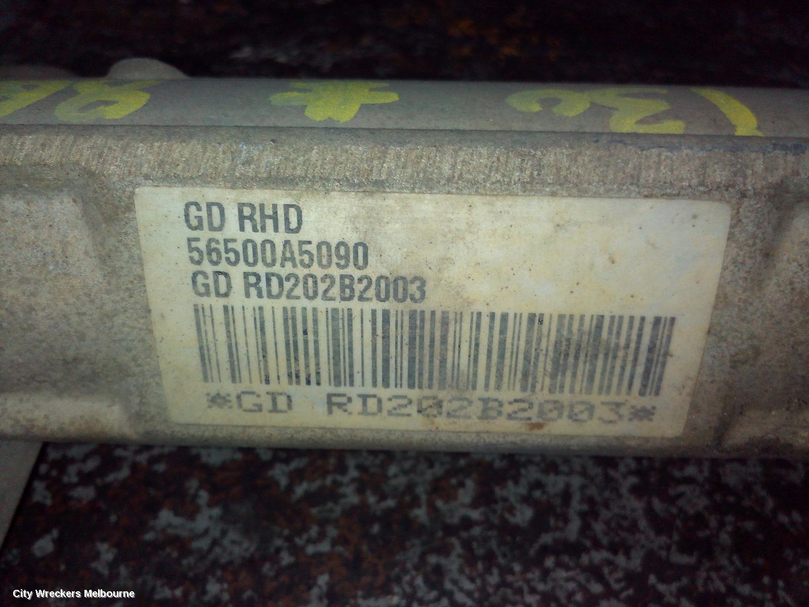 HYUNDAI I30 STEERING BOX/RACK, GD, 5DR HATCH, 03/2012 - 03/2015