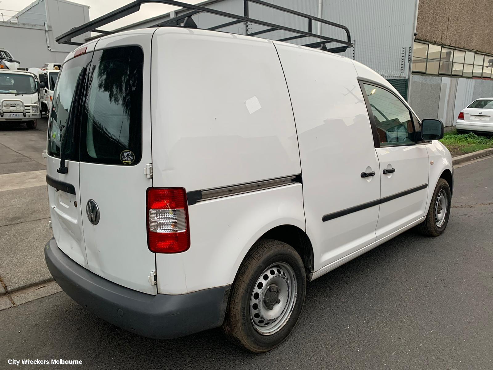 VOLKSWAGEN CADDY RIGHT REAR DOOR, 2K, LWB VAN, W/O WINDOW TYPE, 12/2004 - 06/2015