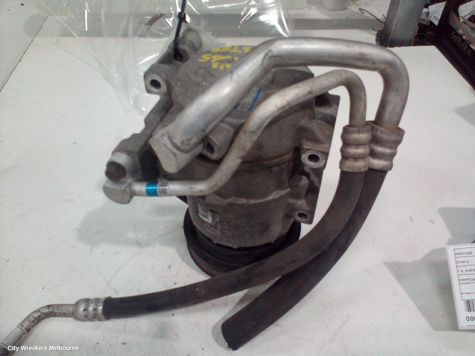 HYUNDAI VELOSTER A/C COMPRESSOR, FS, 1.6, G4FD/G4FJ, PETROL, 12/2011 - 02/2014