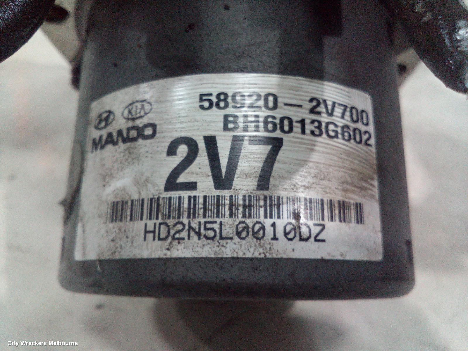 HYUNDAI VELOSTER ABS PUMP/MODULATOR, FS, NON TURBO, 04/2012 - 02/2018