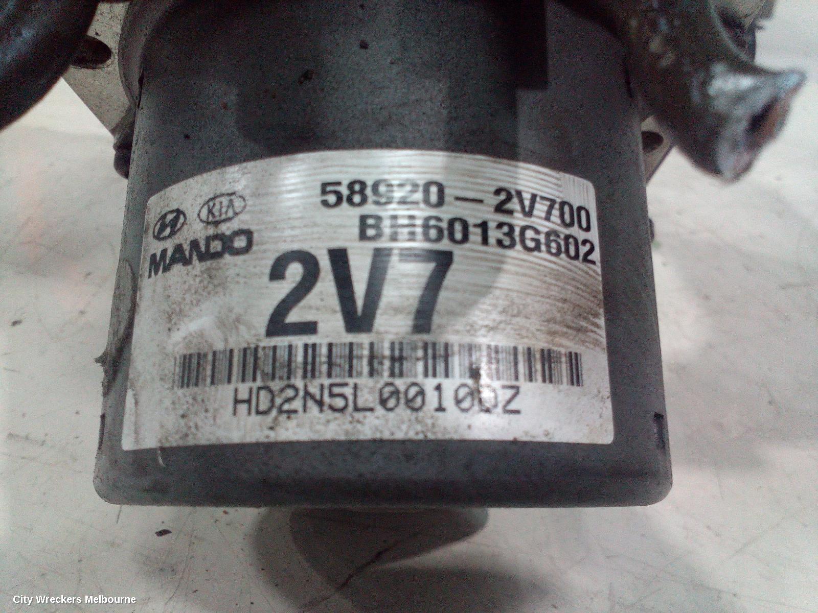 HYUNDAI VELOSTER ABS PUMP/MODULATOR, FS, NON TURBO, 04/2012 - 02/2018