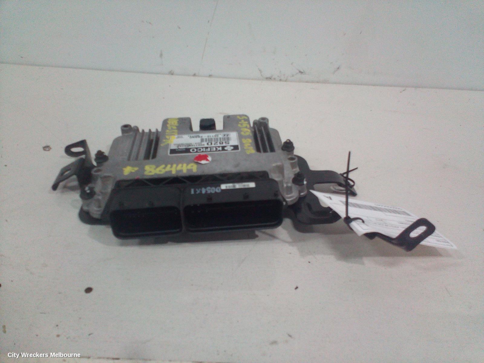 HYUNDAI VELOSTER ECU, ENGINE ECU, NON TURBO, AUTO T/M, P/N 391102BBN0, ECU ONLY, FS, 12/2011 - 02/2018