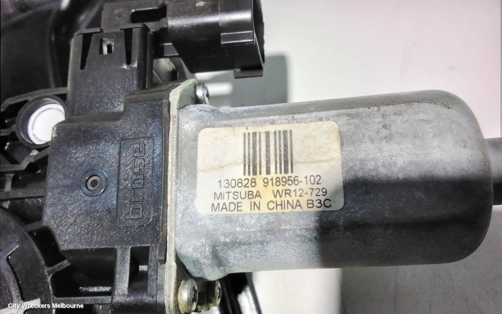 LAND ROVER RANGEROVER EVOQUE LEFT FRONT WINDOW REG/MOTOR, DOOR REG ASSY (REG AND MOTOR), 5DR, L538, 11/2011 - 01/2019