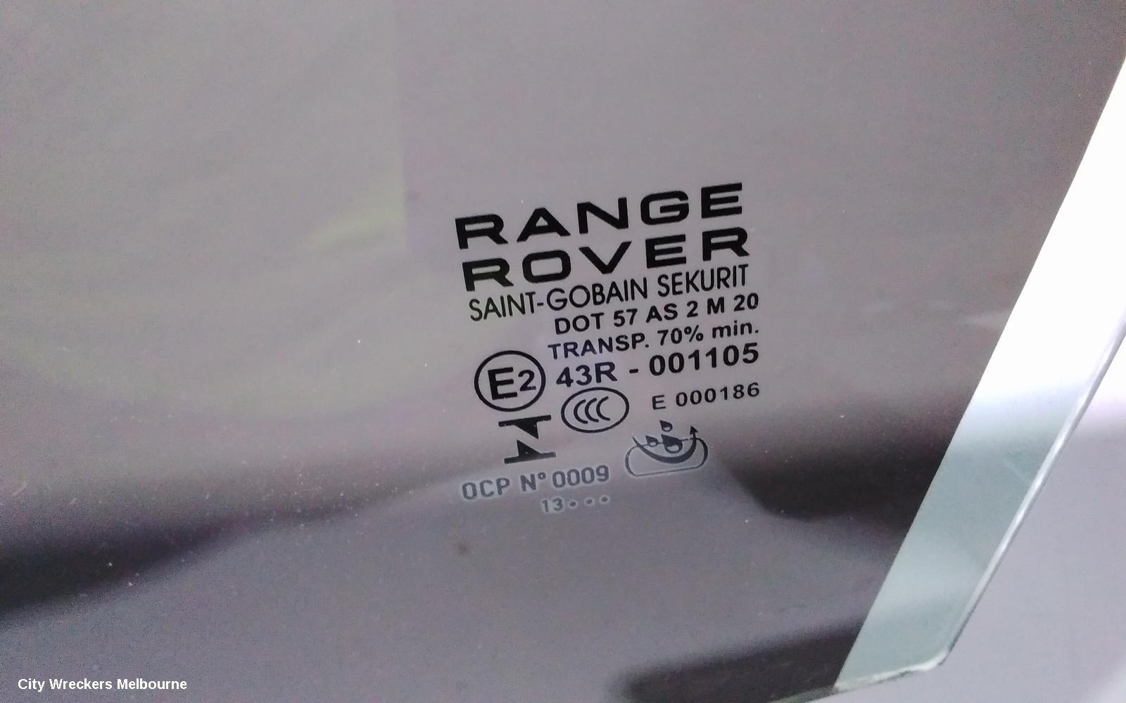 LAND ROVER RANGEROVER EVOQUE LEFT FRONT DOOR WINDOW, L538, 11/2011 - 01/2019
