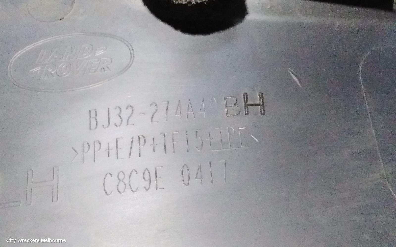 LAND ROVER RANGEROVER EVOQUE DOOR MOULD, LHR LOWER MOULD : 86459, L538, 11/2011 - 01/2019