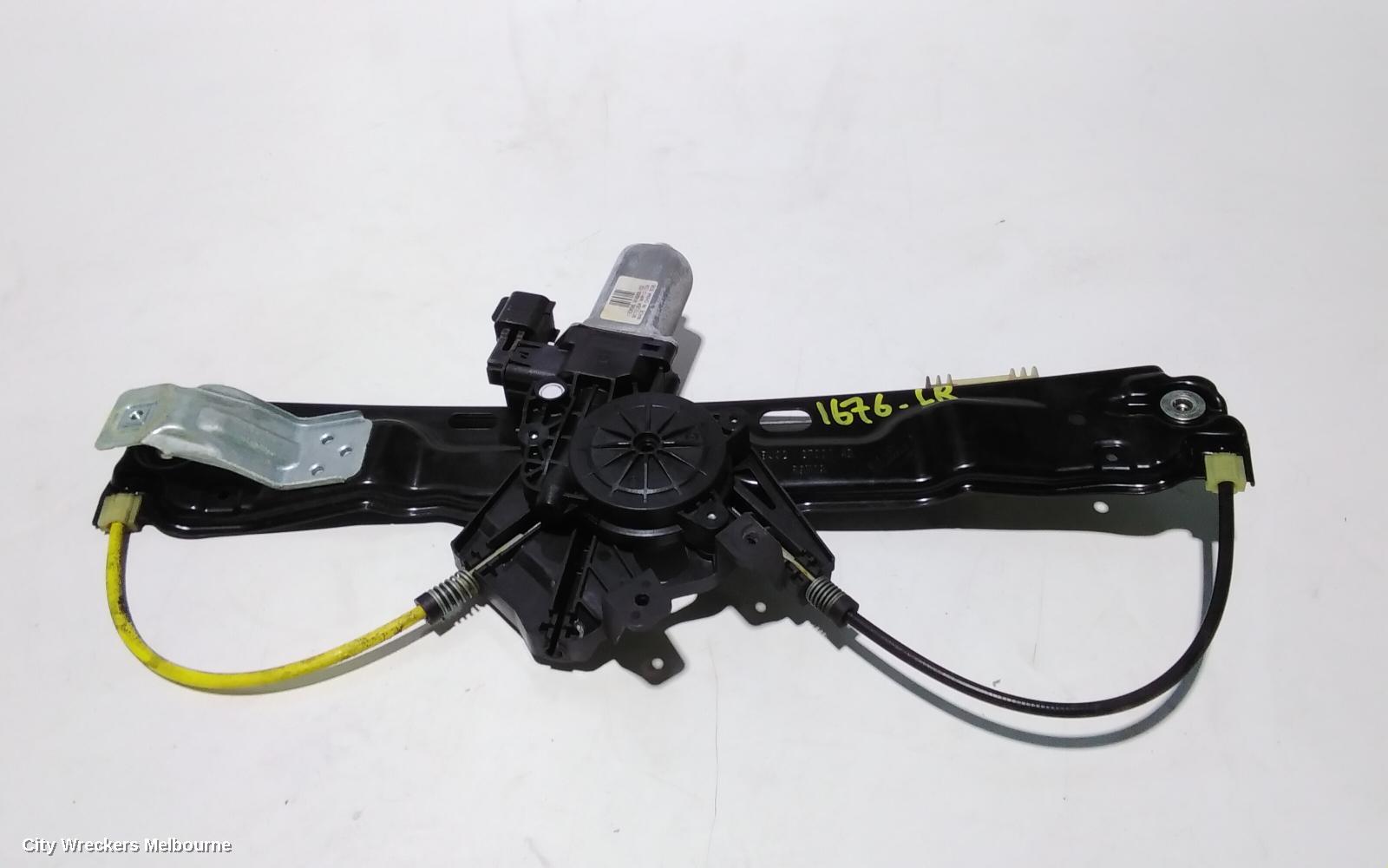 LAND ROVER RANGEROVER EVOQUE LEFT REAR WND REG/MOTOR, DOOR REG ASSY (REG AND MOTOR), 5DR, L538, 11/2011 - 01/2019