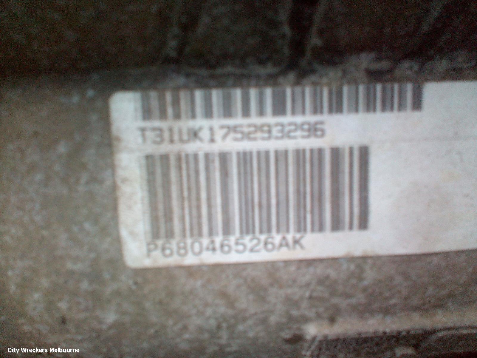 CHRYSLER 300C TRANS/GEARBOX, AUTO, PETROL, 3.6, 8 SPEED, 8HP45 CODE, LX, 12/2011 - 09/2014