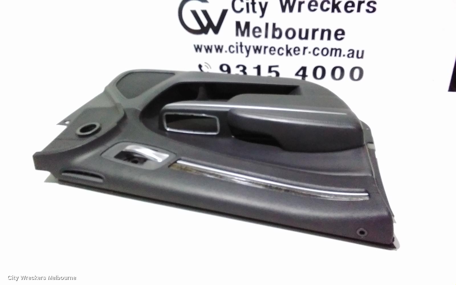 CHRYSLER 300C DOOR TRIM, LH FRONT, LX, LEATHER, BLACK, 07/2012 ONWARDS