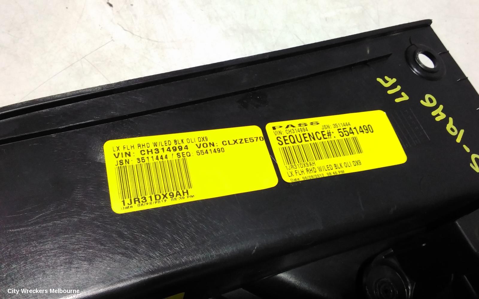 CHRYSLER 300C DOOR TRIM, LH FRONT, LX, LEATHER, BLACK, 07/2012 ONWARDS