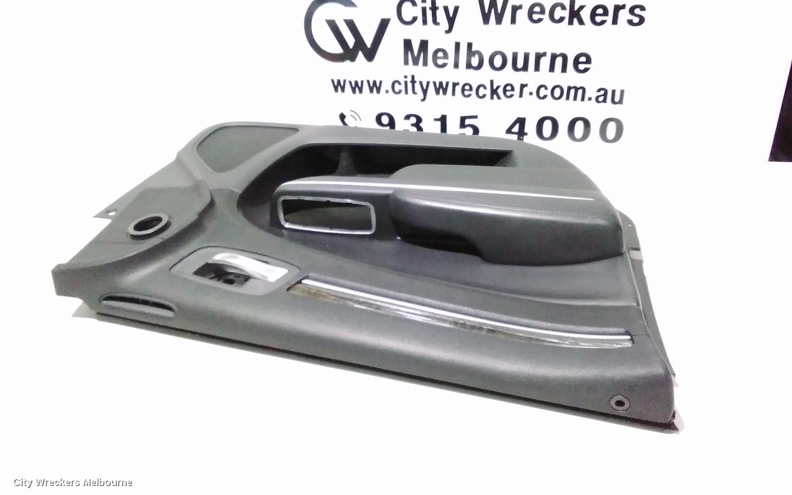 CHRYSLER 300C DOOR TRIM, LH FRONT, LX, LEATHER, BLACK, 07/2012 ONWARDS