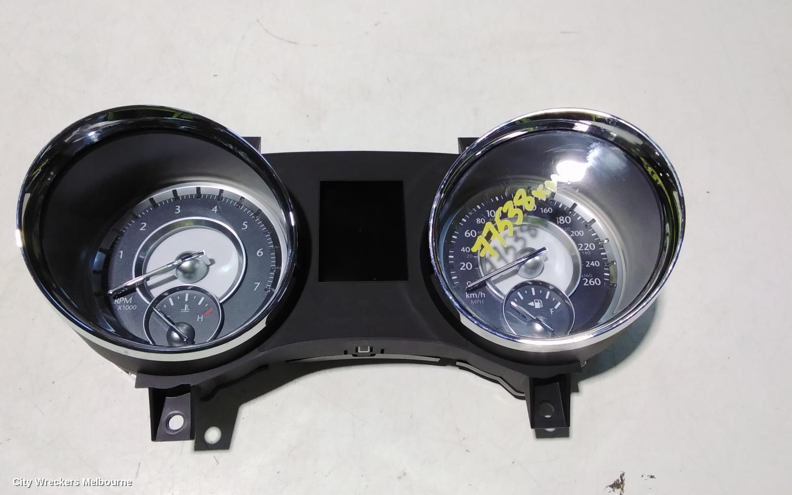 CHRYSLER 300C INSTRUMENT CLUSTER, PETROL, 3.6, LX2, 07/2012 - 12/2014