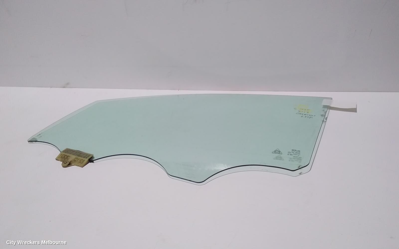 KIA CARNIVAL/GRAND CARNIVAL LEFT FRONT DOOR WINDOW, YP, 02/2015 - 10/2020