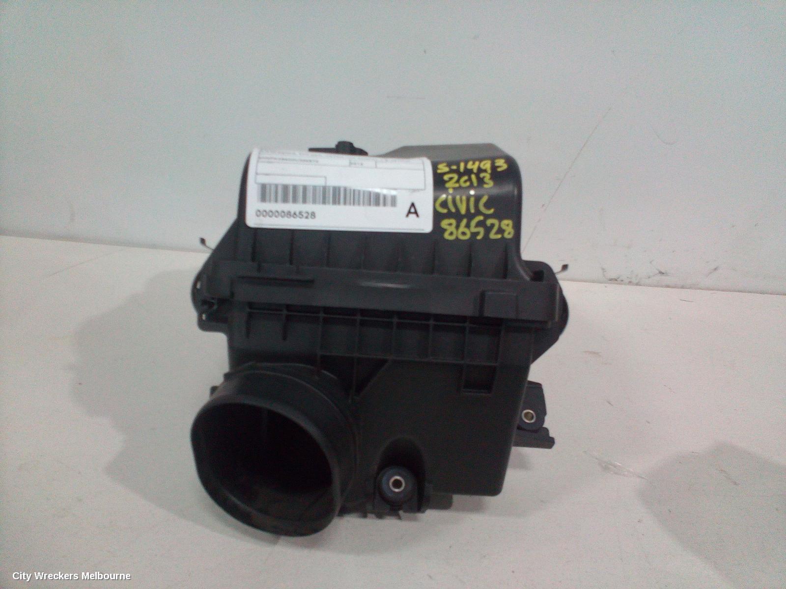 HONDA CIVIC AIR CLEANER/BOX, AIR CLEANER, 9TH GEN, HATCH (VIN SHHFK), 1.8, PETROL, 06/2012 - 04/2016