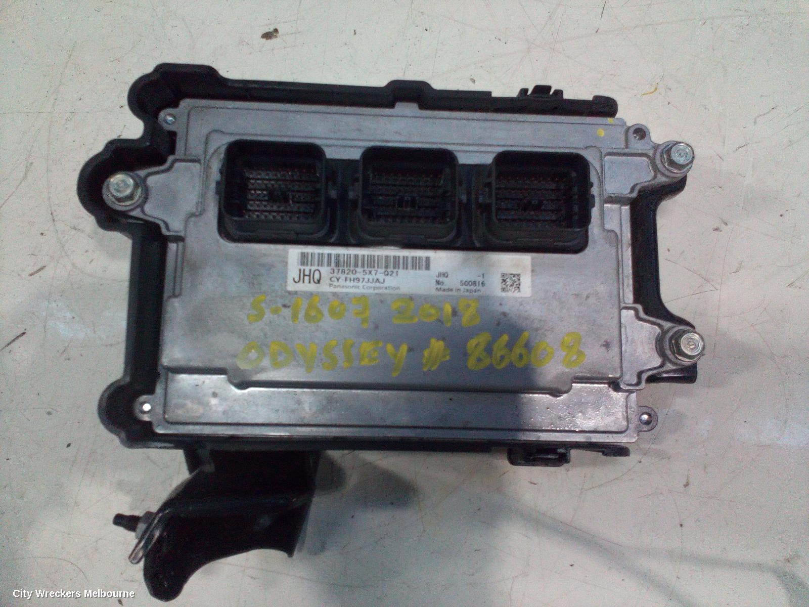 HONDA ODYSSEY ECU, ENGINE ECU, 2.4, PETROL, ECU ONLY, RC1, 02/2014 ONWARDS