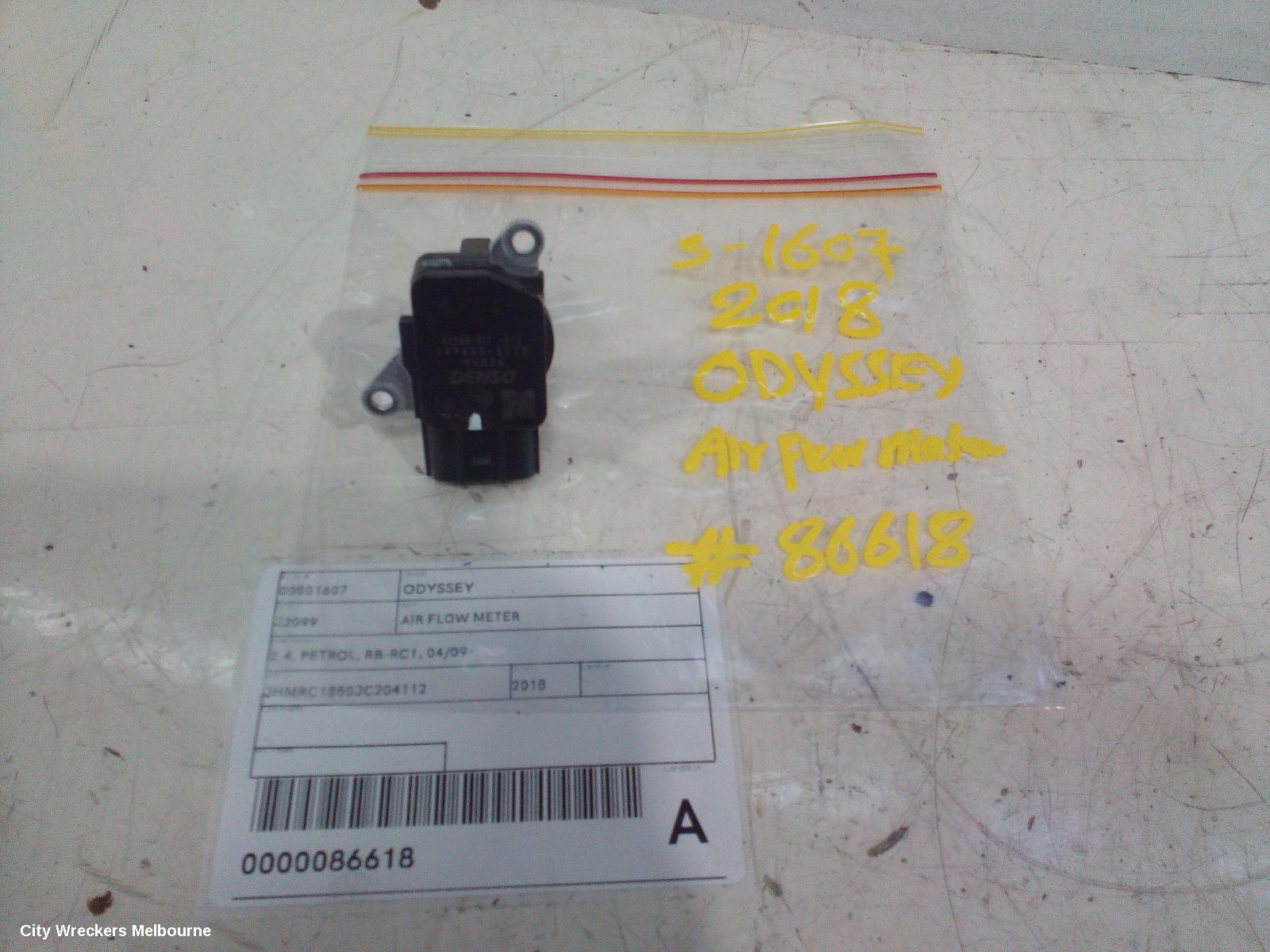 HONDA ODYSSEY AIR FLOW METER, 2.4, PETROL, RB-RC1, 04/2009 ONWARDS