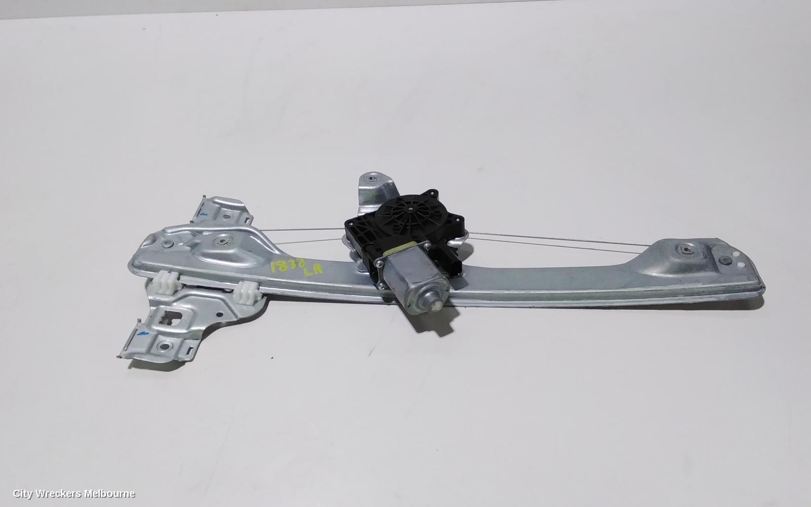 HOLDEN TRAX LEFT REAR WND REG/MOTOR, TJ SERIES, 08/2013 - 12/2020