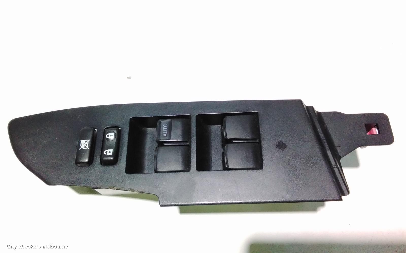 TOYOTA COROLLA PWR DR WIND SWITCH, RH FRONT (MASTER SWITCH), ZRE172R, SEDAN, 12/2013 - 06/2019