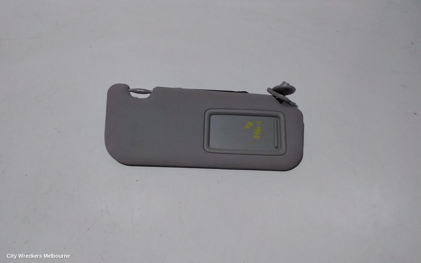 TOYOTA COROLLA SUNVISOR, ZRE172R, RH SIDE, 12/2013 - 10/2016