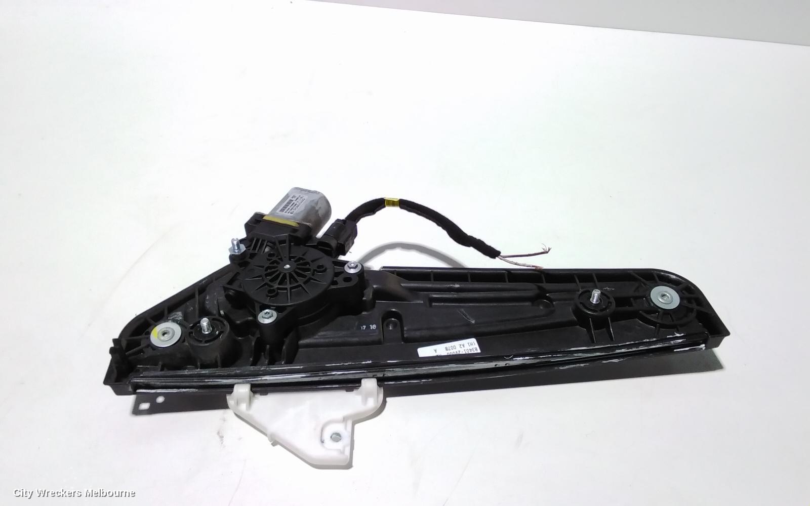 HYUNDAI VELOSTER LEFT FRONT WINDOW REG/MOTOR, FS, 12/2011 - 02/2018