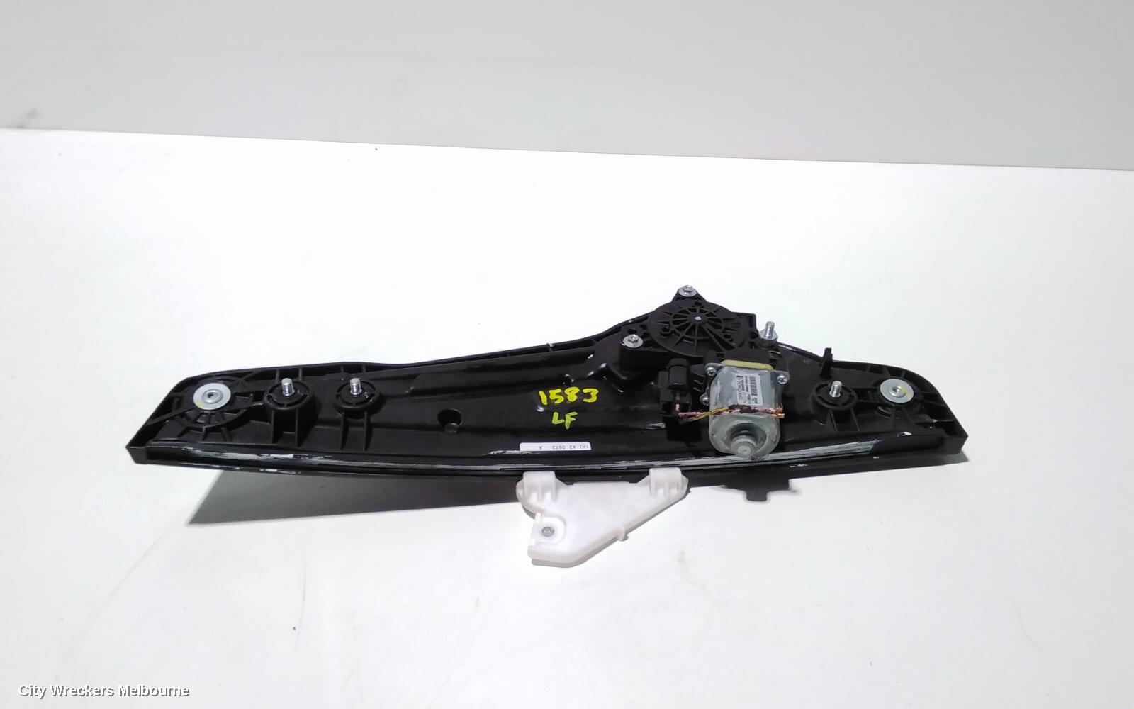 HYUNDAI VELOSTER LEFT REAR WND REG/MOTOR, FS, 12/2011 - 02/2018