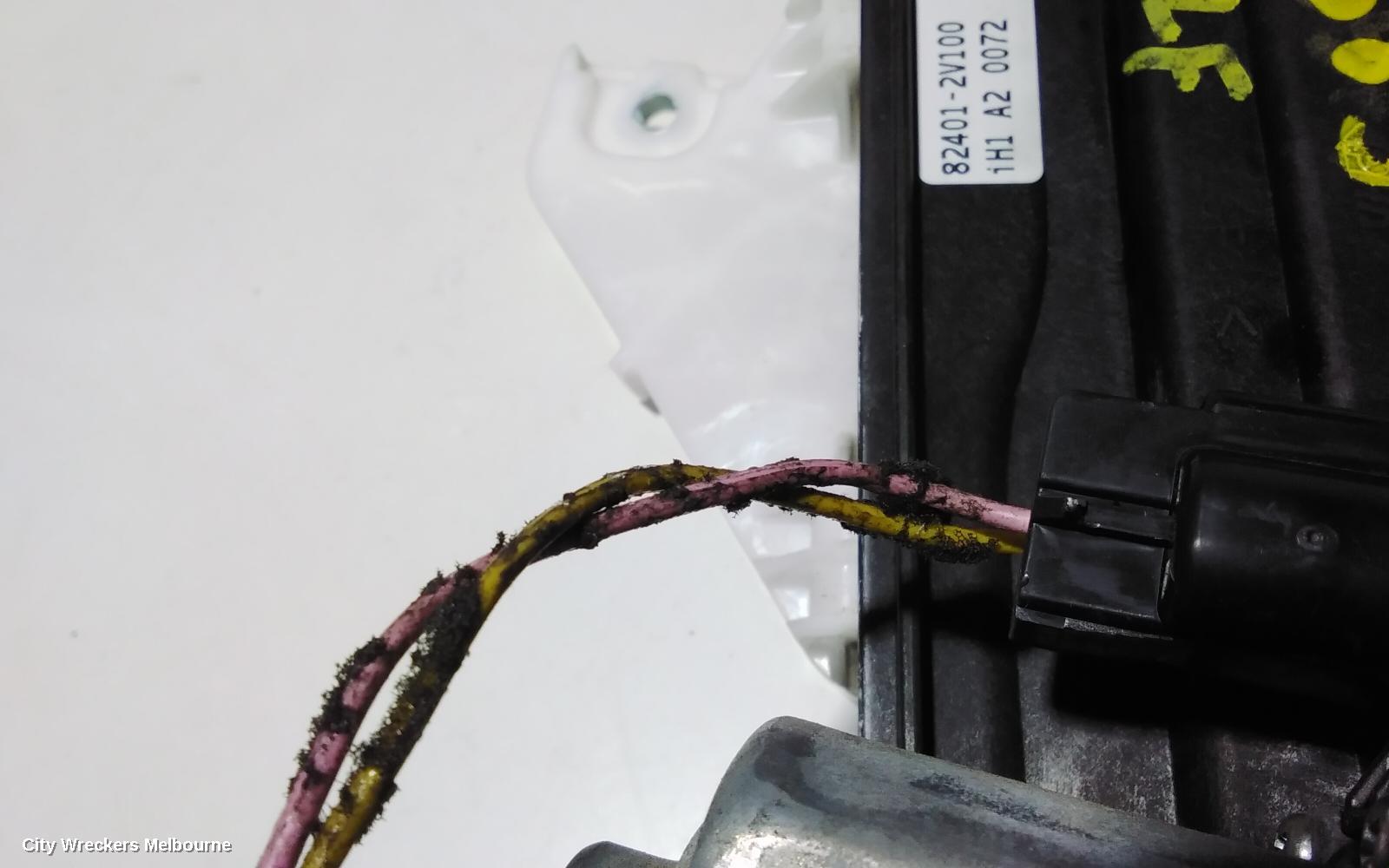 HYUNDAI VELOSTER LEFT REAR WND REG/MOTOR, FS, 12/2011 - 02/2018