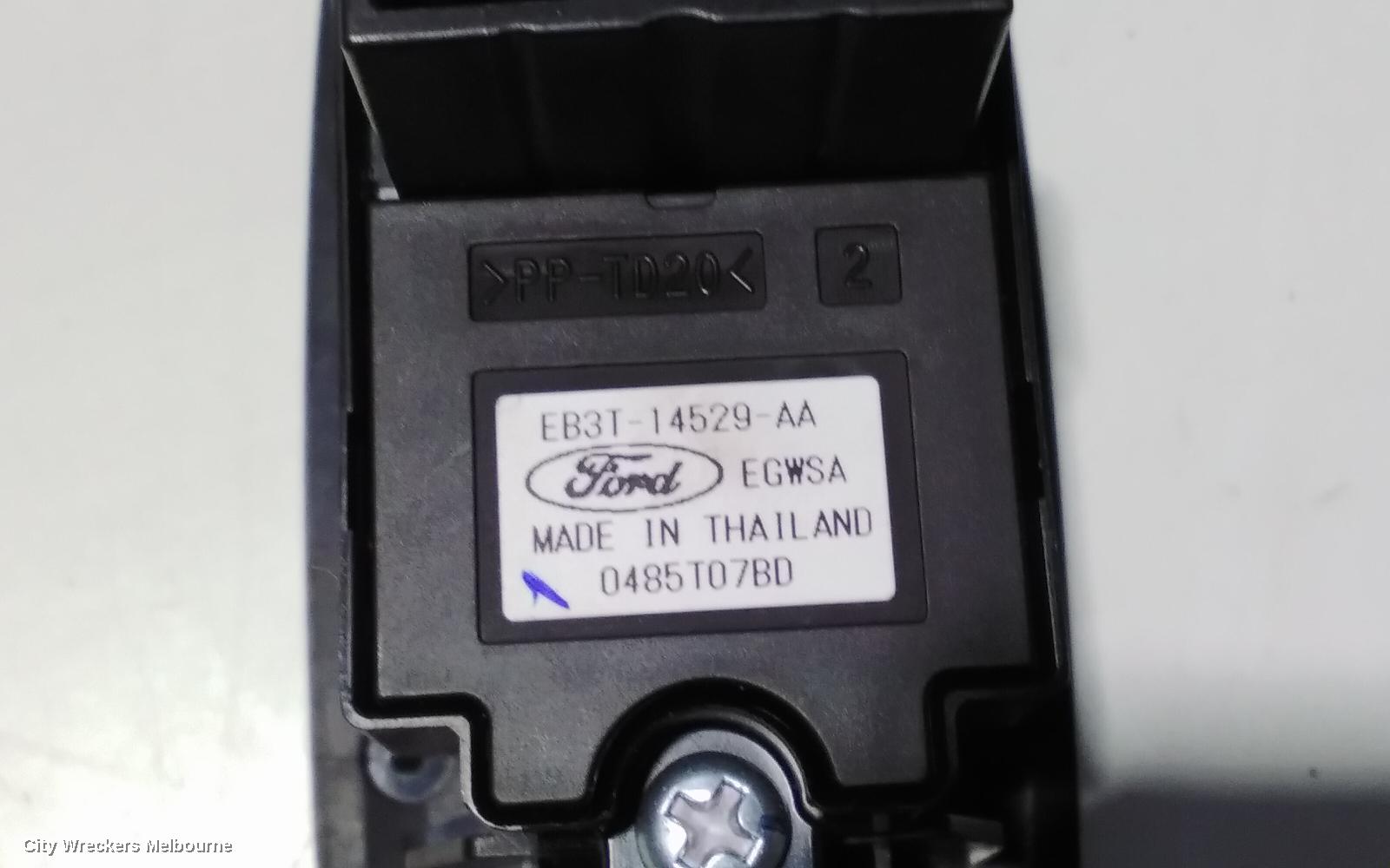 FORD RANGER PWR DR WIND SWITCH, LH FRONT/LH REAR/RH REAR, PX, 06/2011 ONWARDS