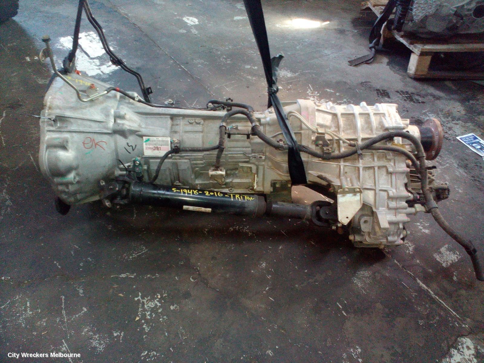 MITSUBISHI TRITON TRANS/GEARBOX, AUTO, 4WD, DIESEL, 2.4, 4N15, 5 SPEED (V5AWF TRANS CODE), W/ TRANSFER CASE, EASY SELECT 4WD TYPE, MQ, 03/2015 - 10/2018