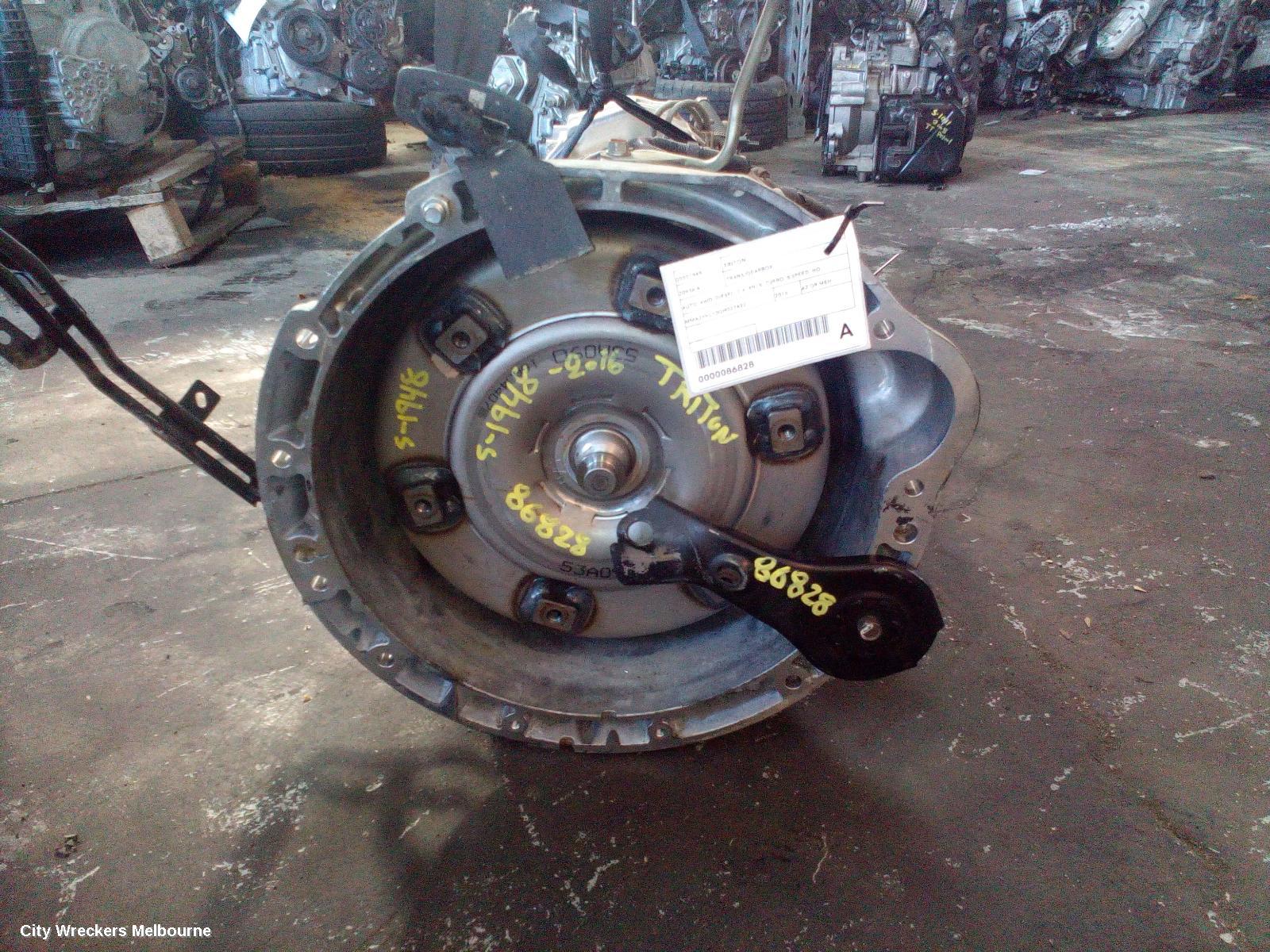 MITSUBISHI TRITON TRANS/GEARBOX, AUTO, 4WD, DIESEL, 2.4, 4N15, 5 SPEED (V5AWF TRANS CODE), W/ TRANSFER CASE, EASY SELECT 4WD TYPE, MQ, 03/2015 - 10/2018
