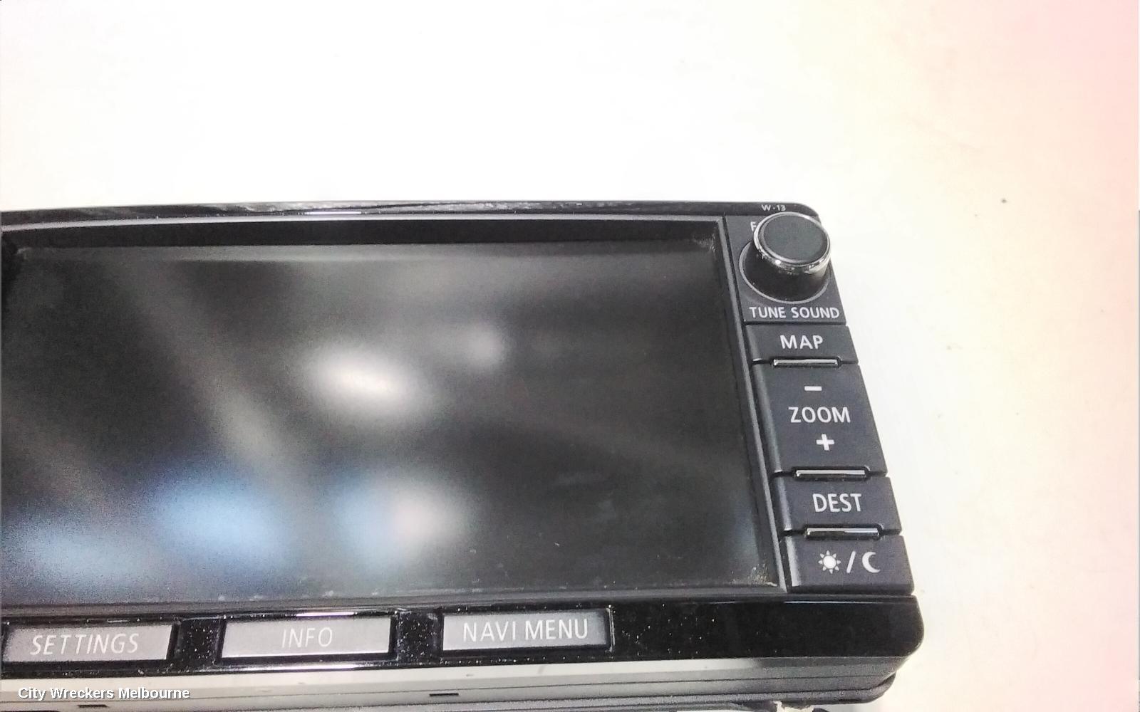 MITSUBISHI TRITON RADIO/CD/DVD/SAT/TV, HEAD UNIT, W/ DISPLAY UNIT, 7IN TOUCHSCREEN, W/ BUTTONS ON FACE, NON CD PLAYER TYPE, MQ, 03/2015 - 12/2017