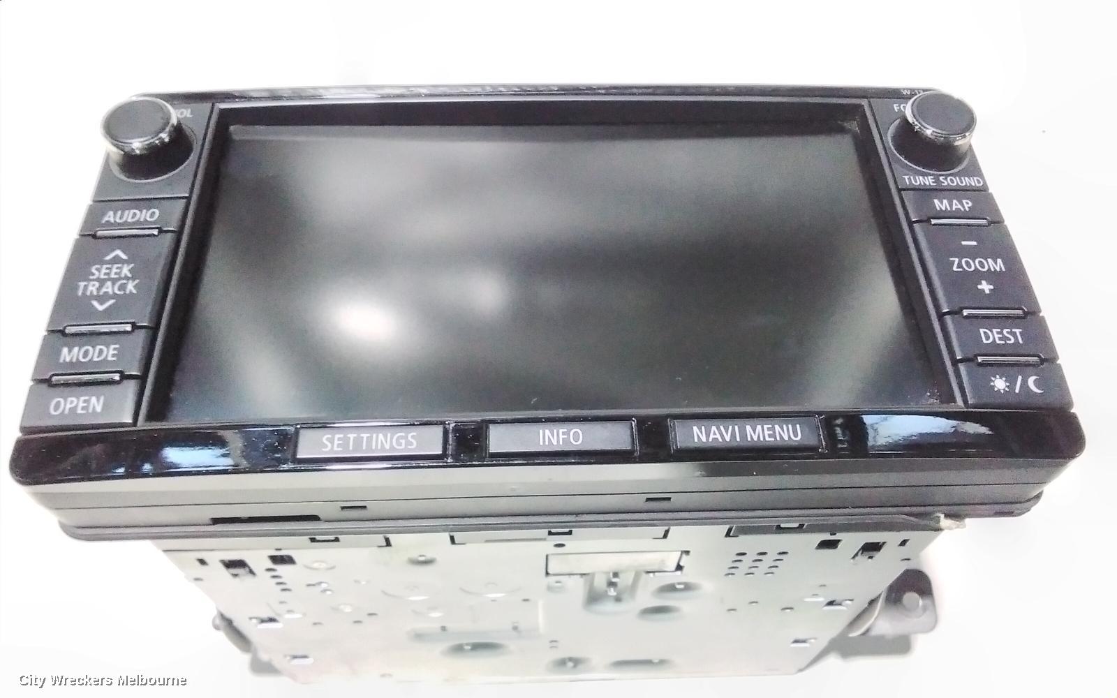 MITSUBISHI TRITON RADIO/CD/DVD/SAT/TV, HEAD UNIT, W/ DISPLAY UNIT, 7IN TOUCHSCREEN, W/ BUTTONS ON FACE, NON CD PLAYER TYPE, MQ, 03/2015 - 12/2017