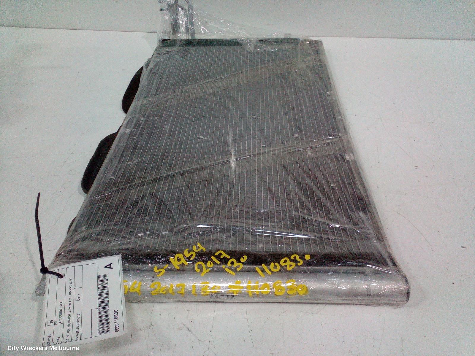 HYUNDAI I30 A/C CONDENSER, 2.0, PETROL, PD, HATCH (S. KOREA VIN KMHH), 03/2017 ONWARDS