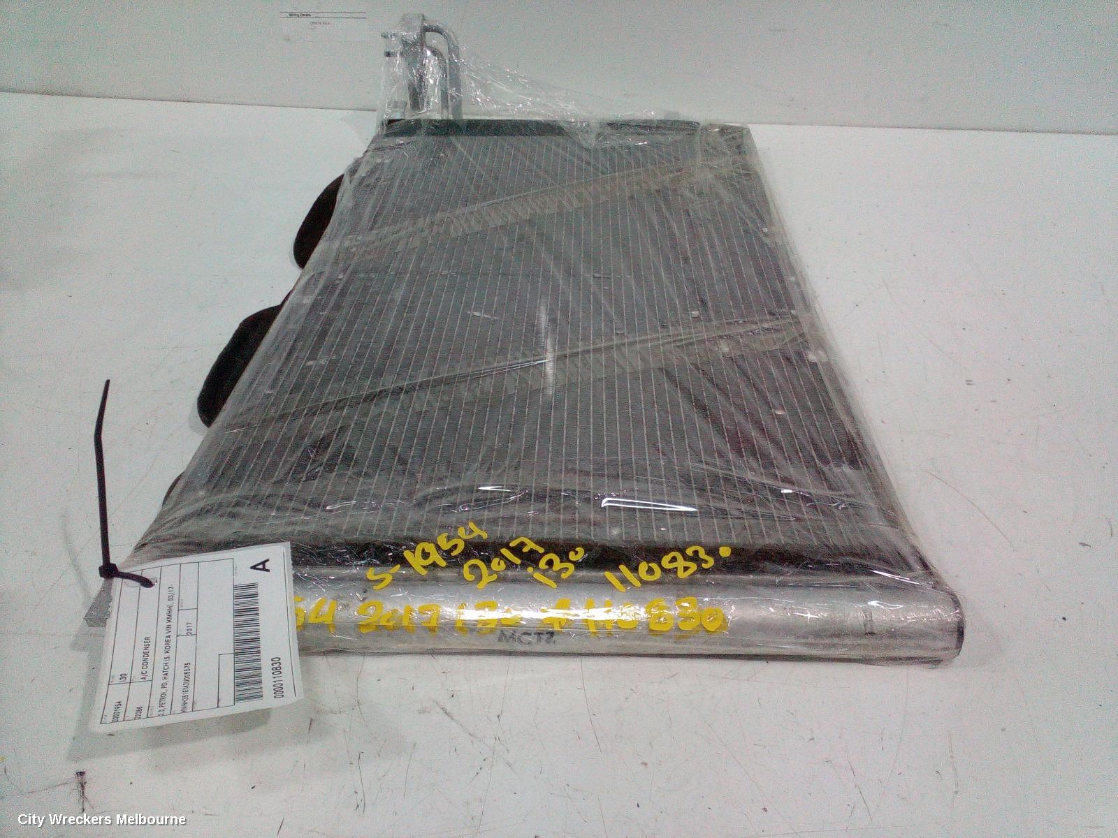 HYUNDAI I30 A/C CONDENSER, 2.0, PETROL, PD, HATCH (S. KOREA VIN KMHH), 03/2017 ONWARDS