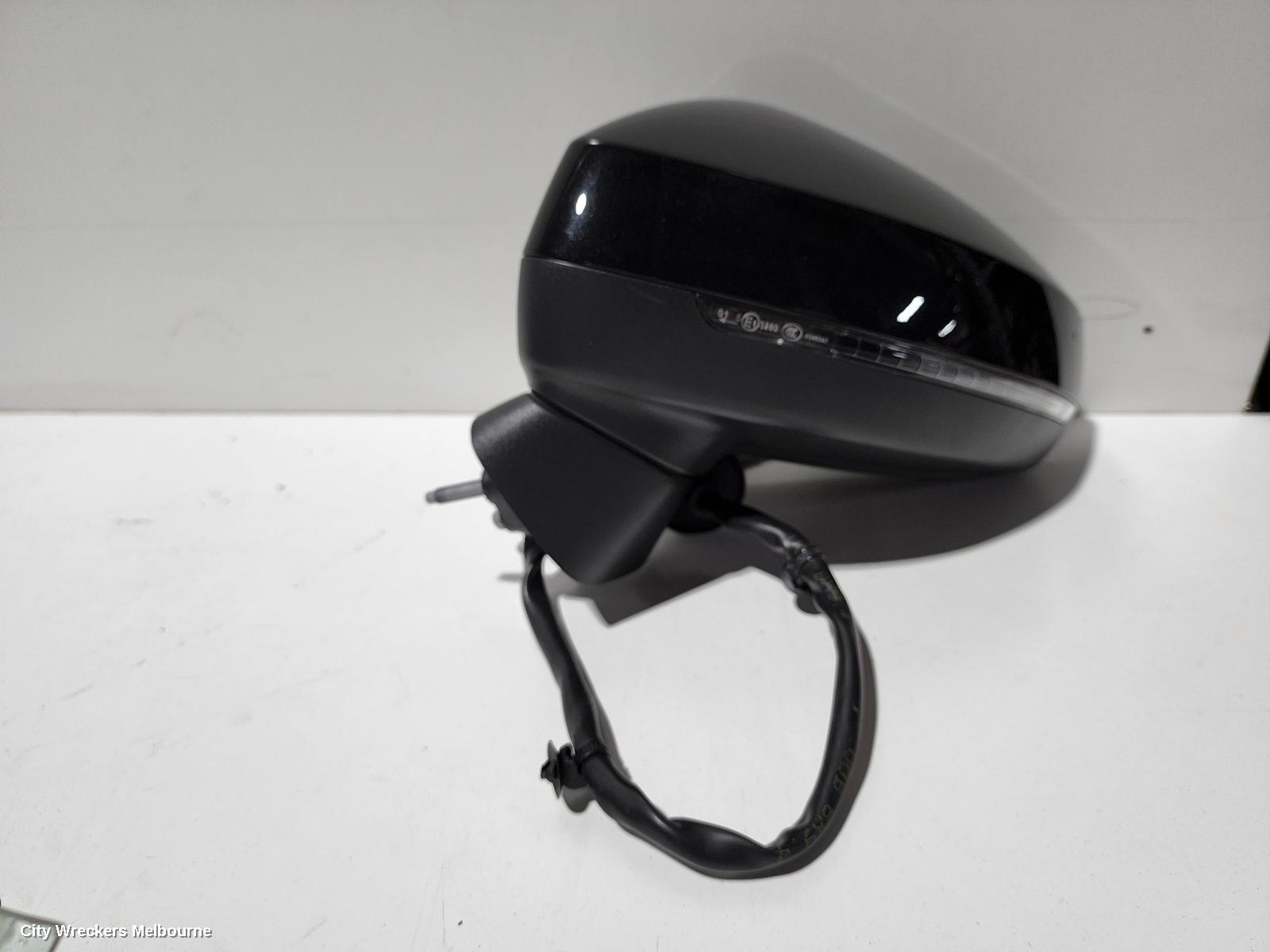 AUDI A3 LEFT DOOR MIRROR, 8V, A3, SEDAN, POWER FOLD, NON LANE CHANGE ASSIST TYPE (6XK/7Y0), 05/2016 - 10/2020