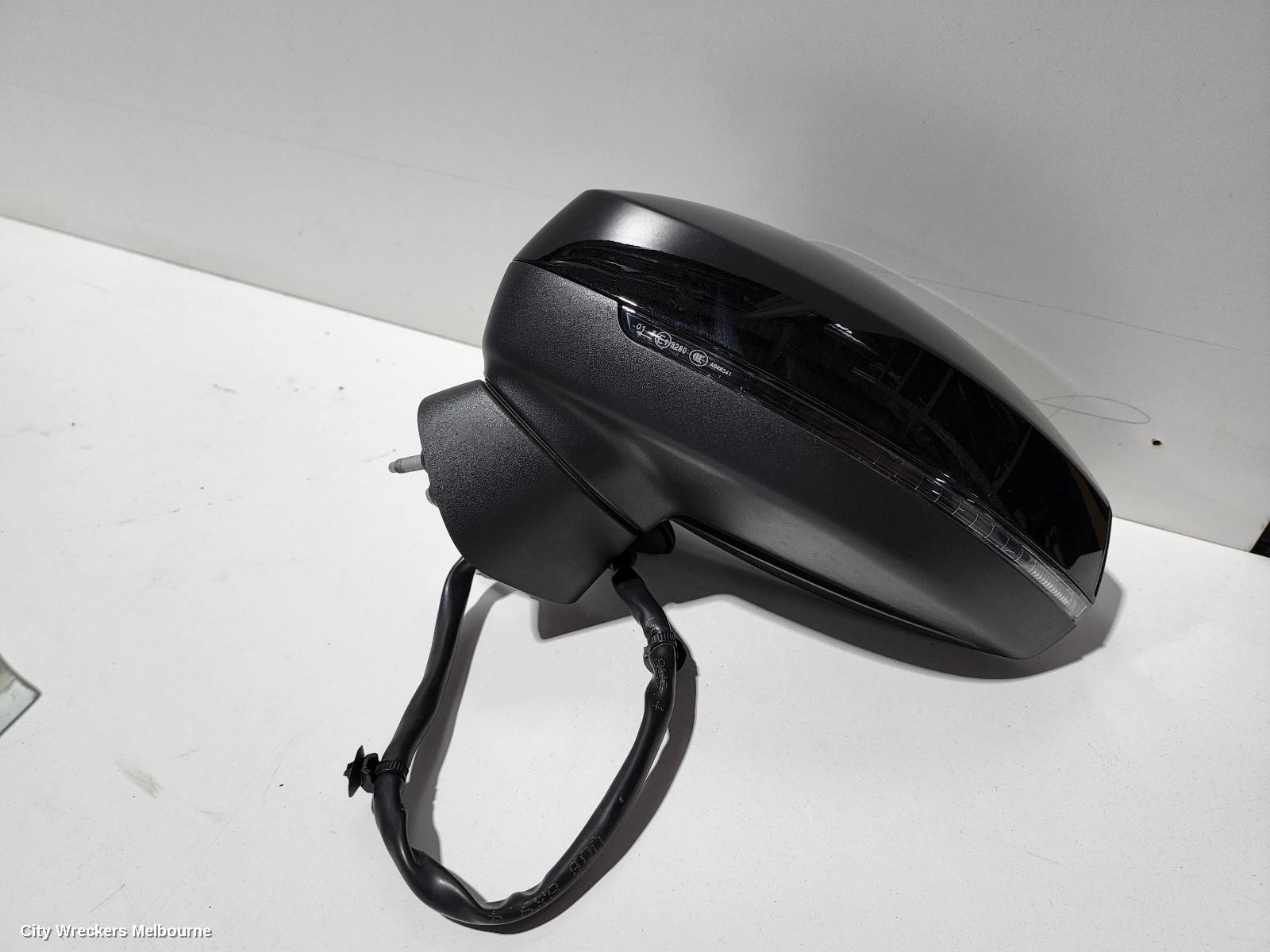 AUDI A3 LEFT DOOR MIRROR, 8V, A3, SEDAN, POWER FOLD, NON LANE CHANGE ASSIST TYPE (6XK/7Y0), 05/2016 - 10/2020