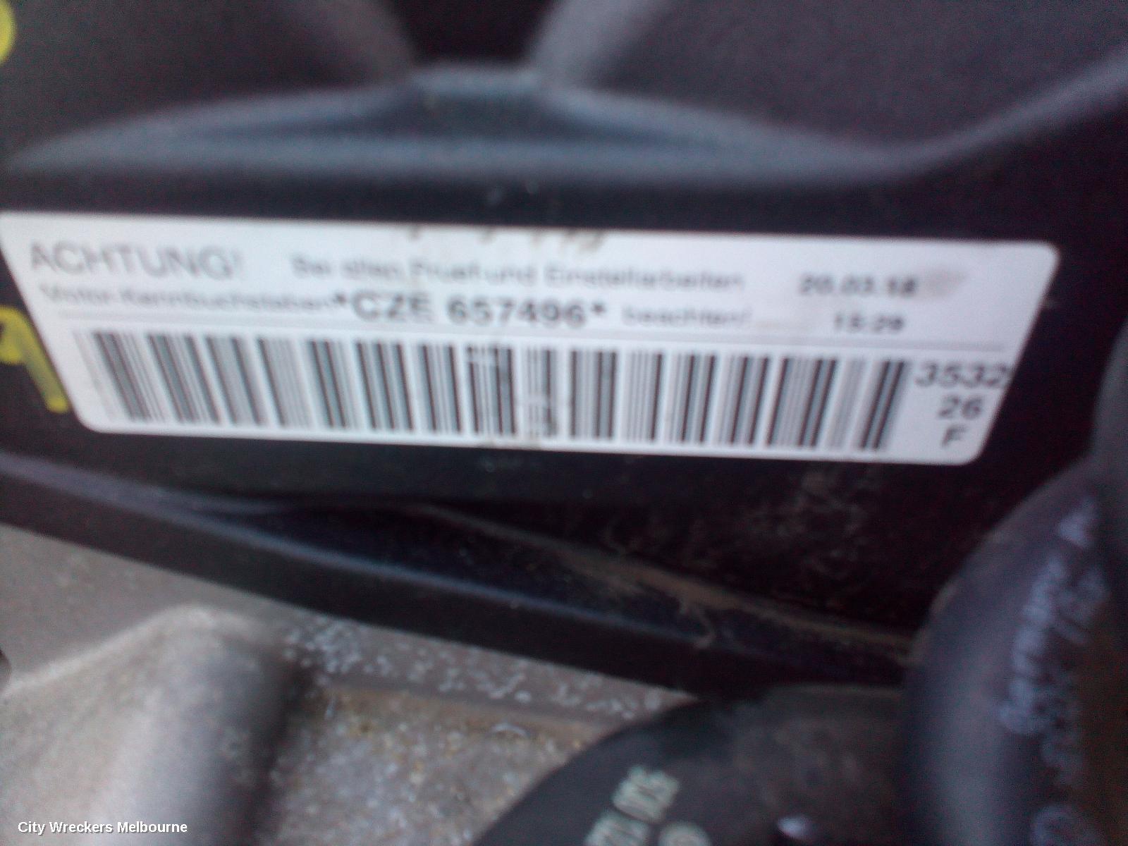 AUDI A3 ENGINE, PETROL, 1.4, TURBO, 8V (A3), CZEA CODE, 05/2013 - 10/2020