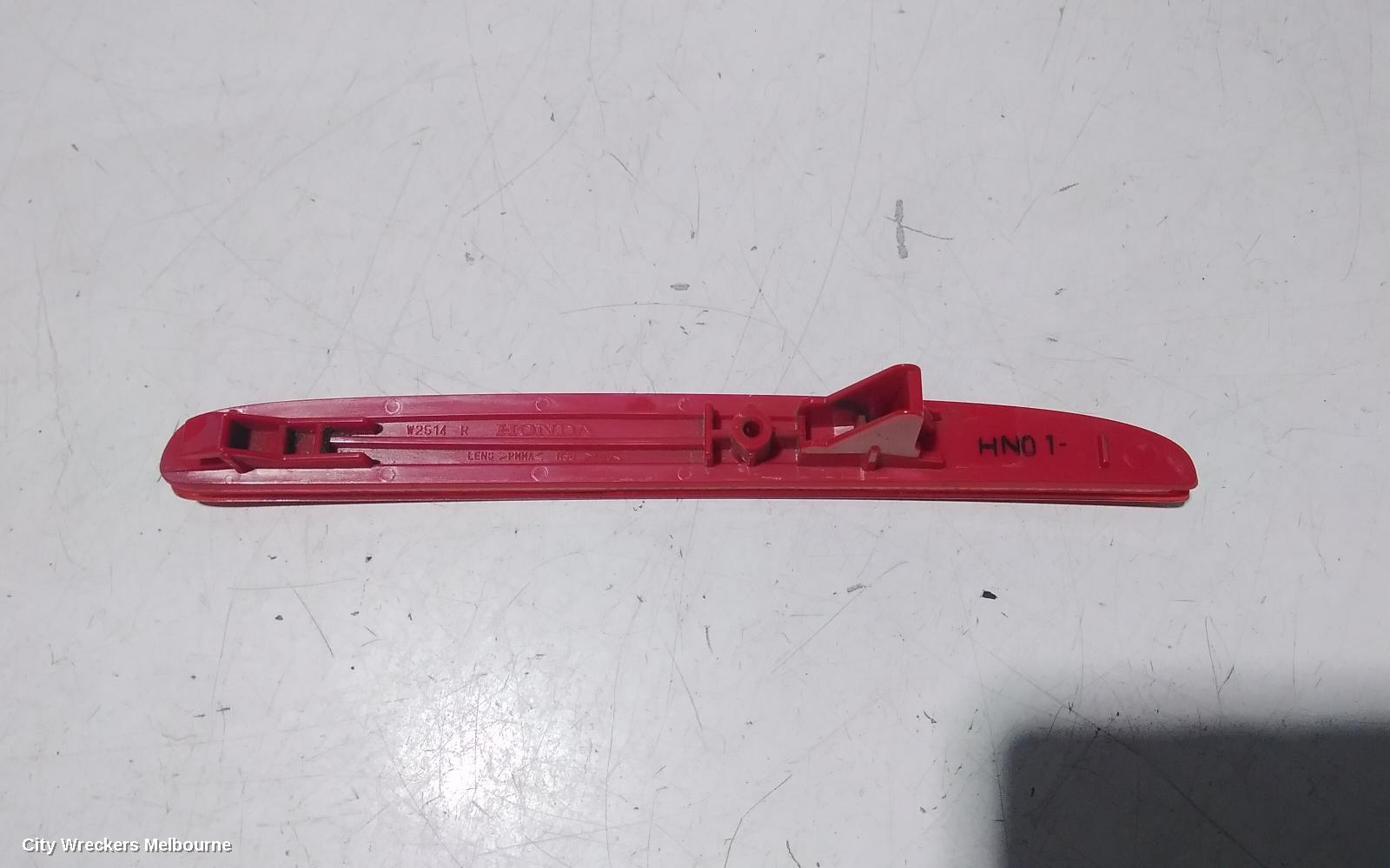 HONDA CIVIC RIGHT TAILLIGHT, BUMPER REFLECTOR, HATCH, 10TH GEN, 02/2017 ONWARDS