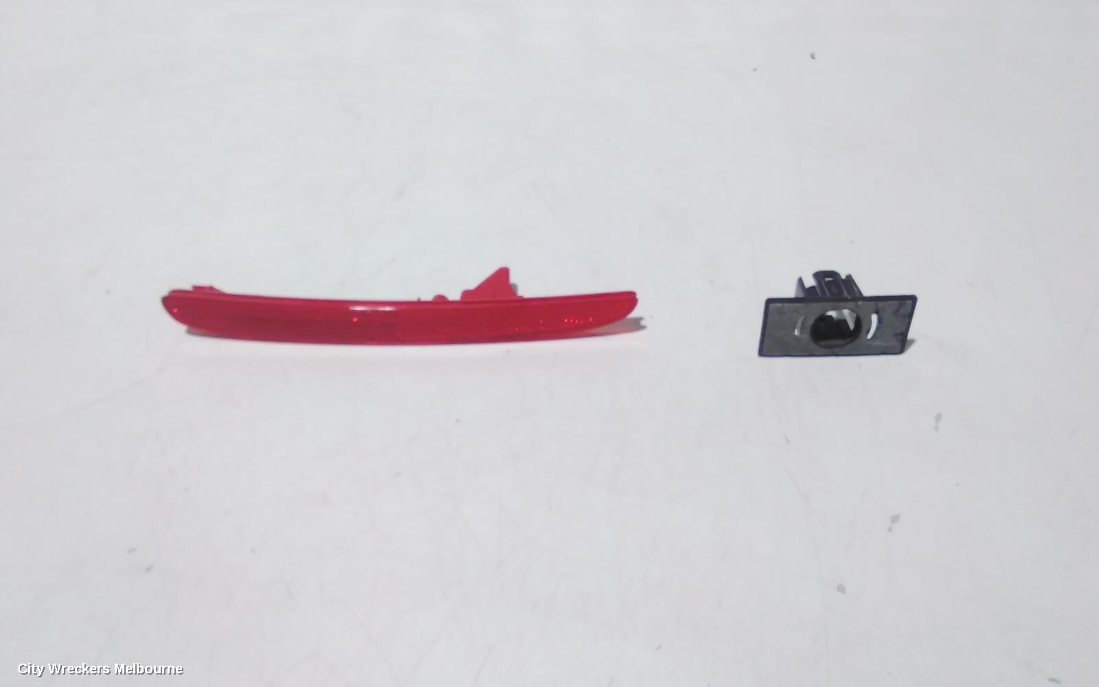 HONDA CIVIC RIGHT TAILLIGHT, BUMPER REFLECTOR, HATCH, 10TH GEN, 02/2017 ONWARDS