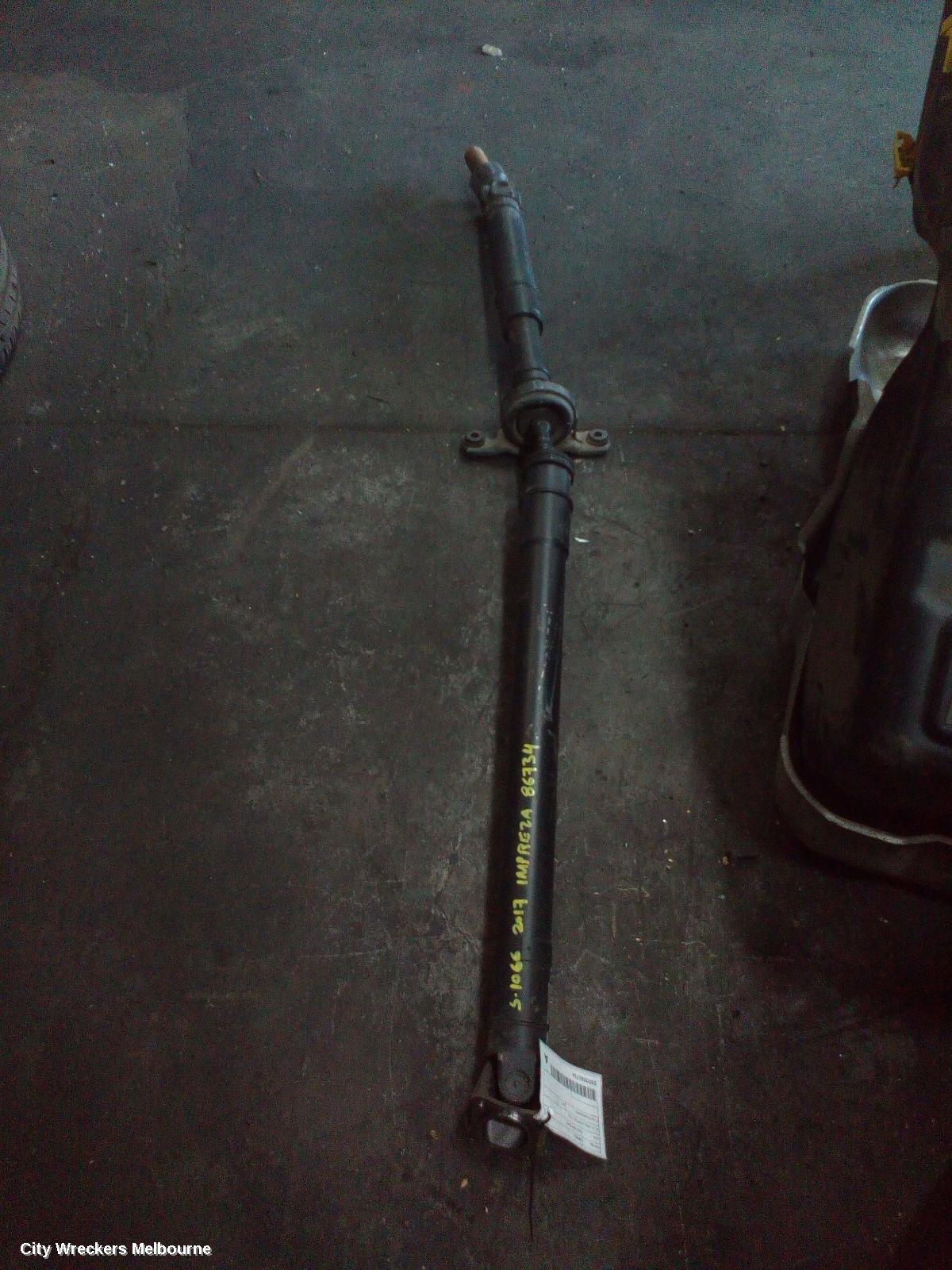 SUBARU IMPREZA REAR DRIVE SHAFT, G5, 2.0, FB20, AUTO T/M, 11/2016 ONWARDS