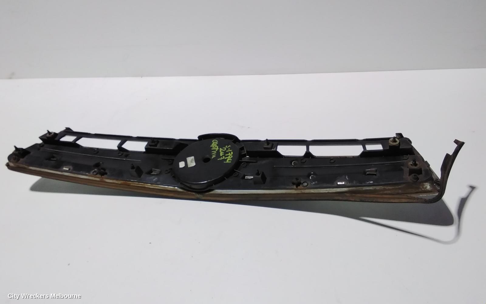 HOLDEN CAPTIVA GRILLE, RADIATOR GRILLE (UPPER), CG, MAXX/CAPTIVA 5 (4TH VIN = D), 09/2006 - 02/2011