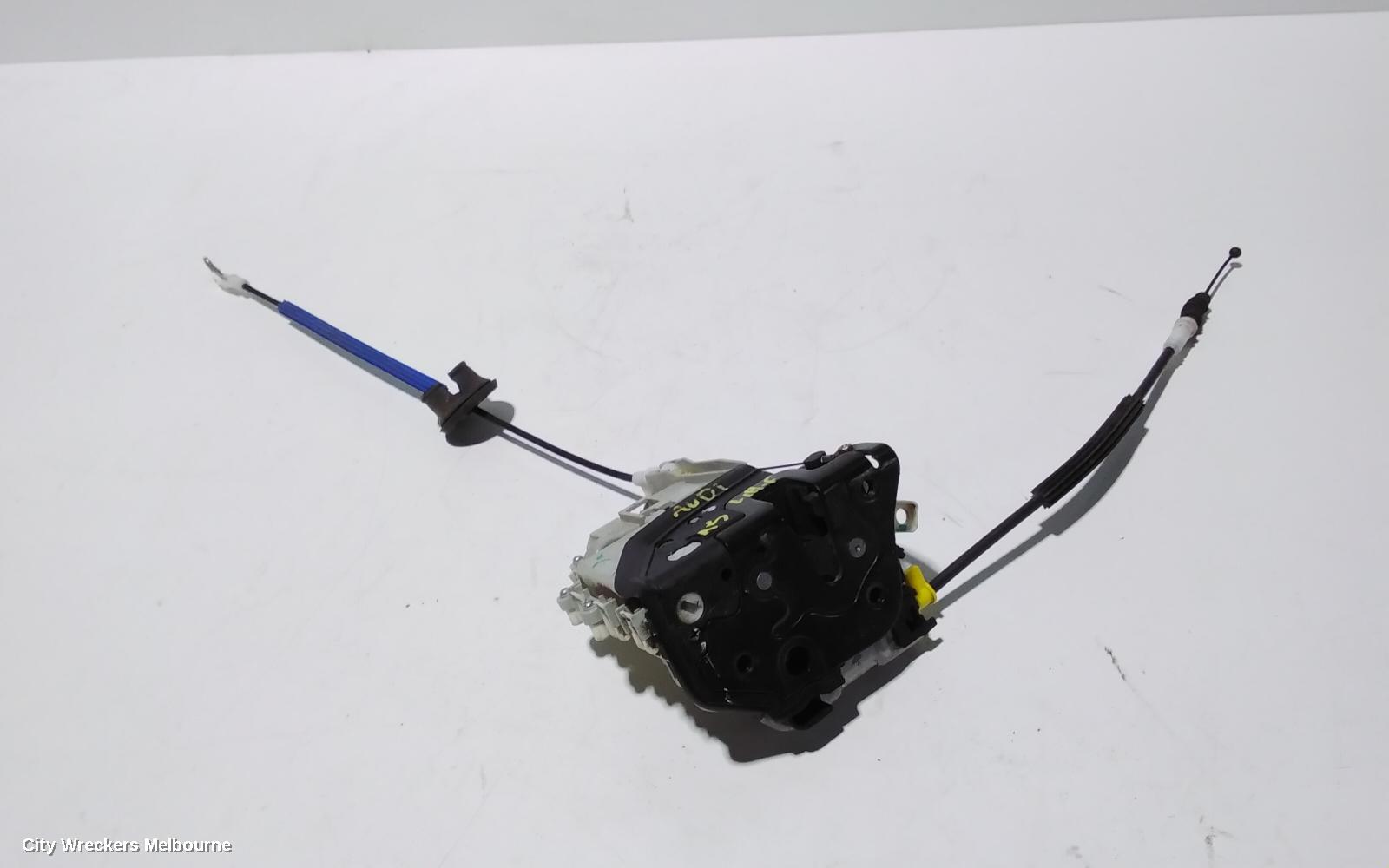 AUDI A5 DOOR/BOOT/GATE LOCK, LEFT FRONT DOOR LOCK, 8T, SINGLE ROW (6 PIN), P/N 8J2837015C, 11/2009 - 11/2016