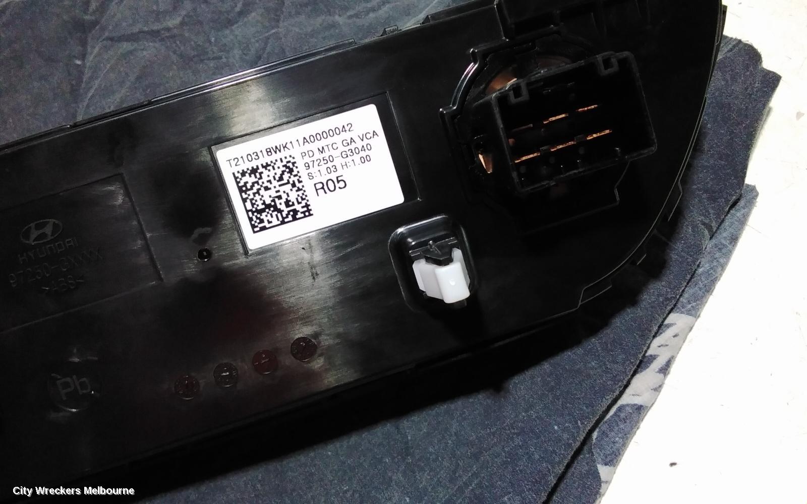 HYUNDAI I30 HEATER/AC CONTROLS, CN7, SEDAN, 10/2020 ONWARDS