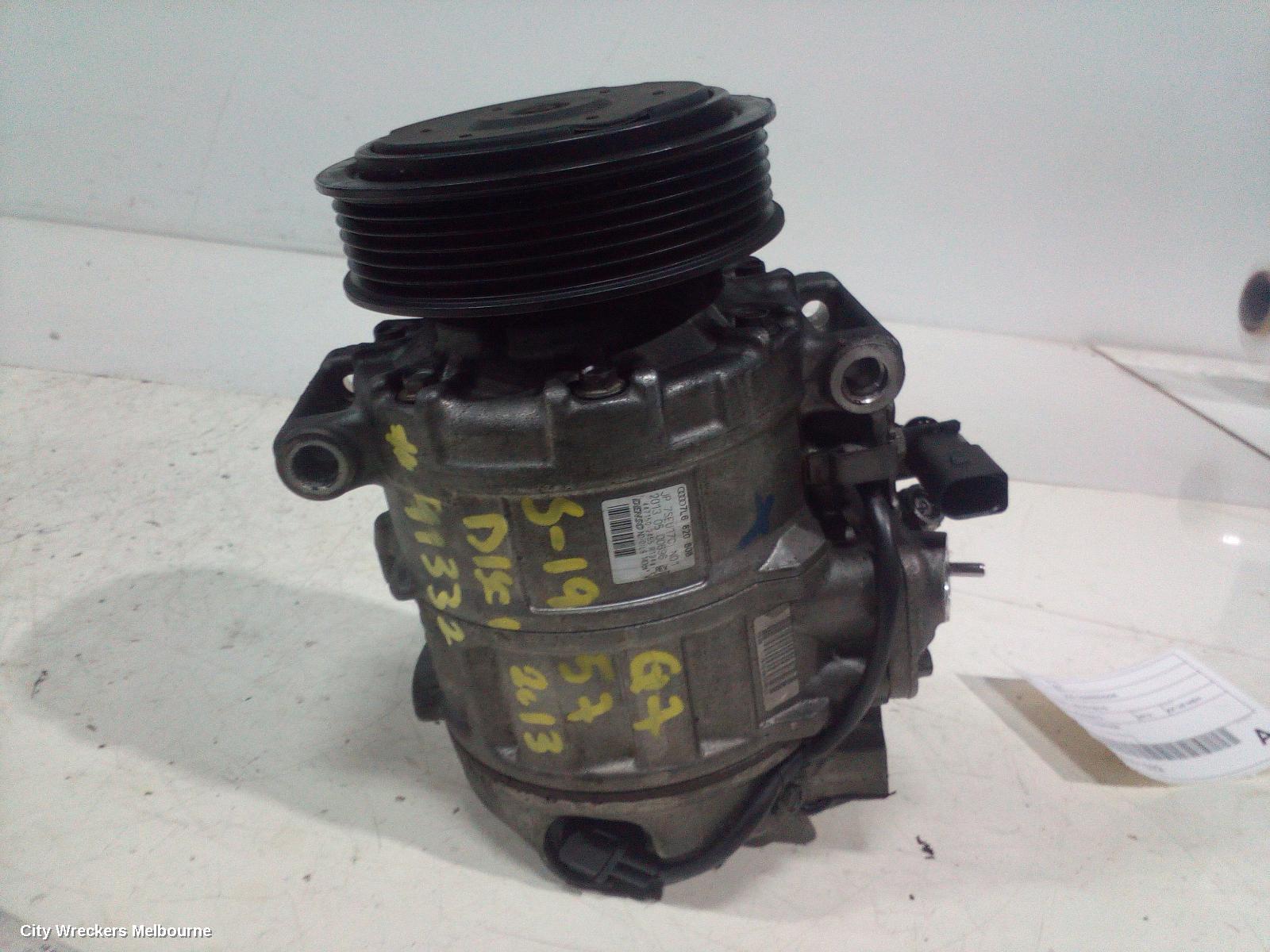 AUDI Q7 A/C COMPRESSOR, 4L, 3.0, DIESEL, 09/2010 - 08/2015