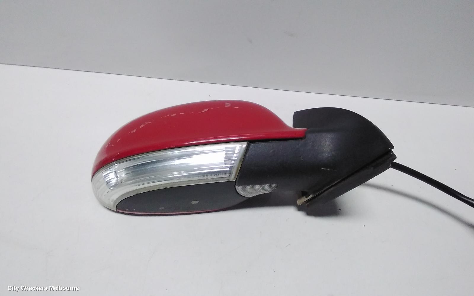 VOLKSWAGEN EOS RIGHT DOOR MIRROR, 1F, COLOUR CODED, 02/2007 - 05/2008