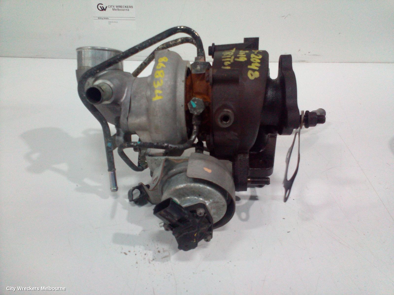 MITSUBISHI TRITON TURBO SUPERCHARGER, DIESEL, 2.4, 4N15, MQ, VACUUM ACTUATOR TYPE, 03/2015 - 10/2018